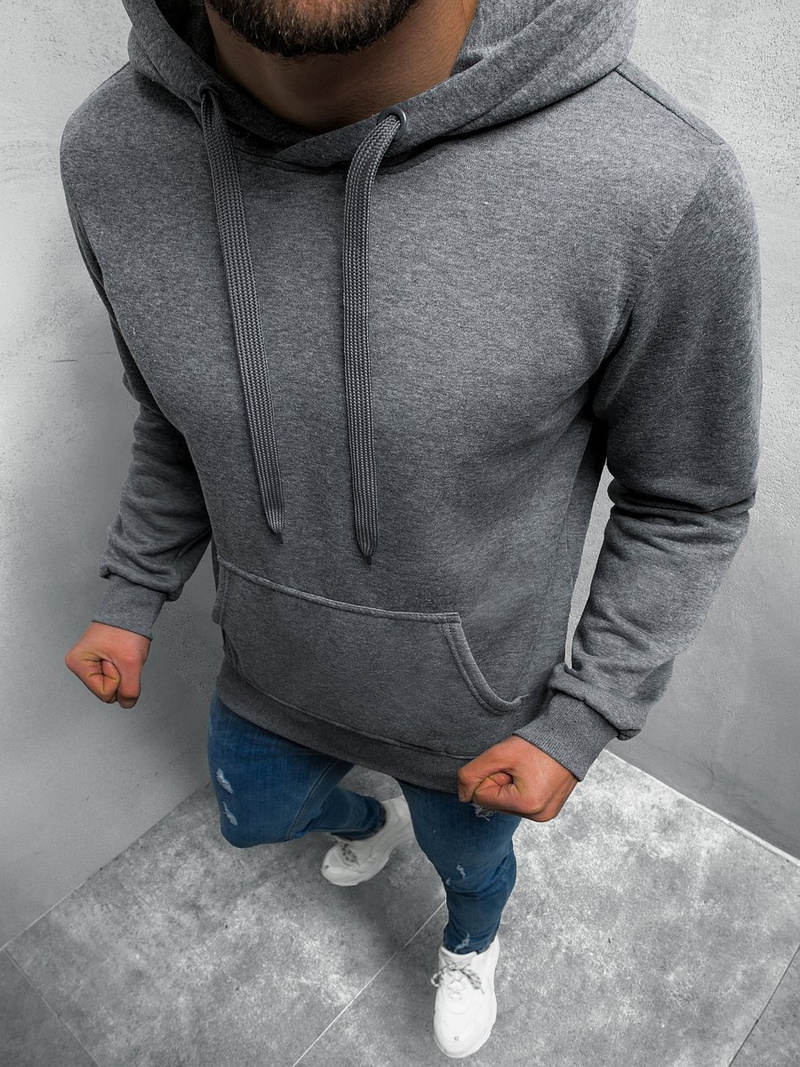 Толстовка чоловіча Темно-Сiра OZONEE JS/2009Z