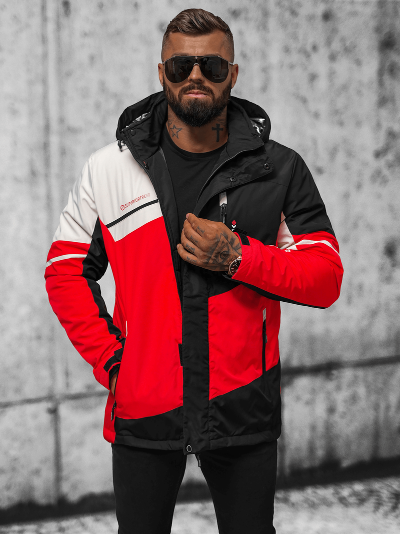 Куртка чоловіча Червоно-Чорна OZONEE JS/M35/275