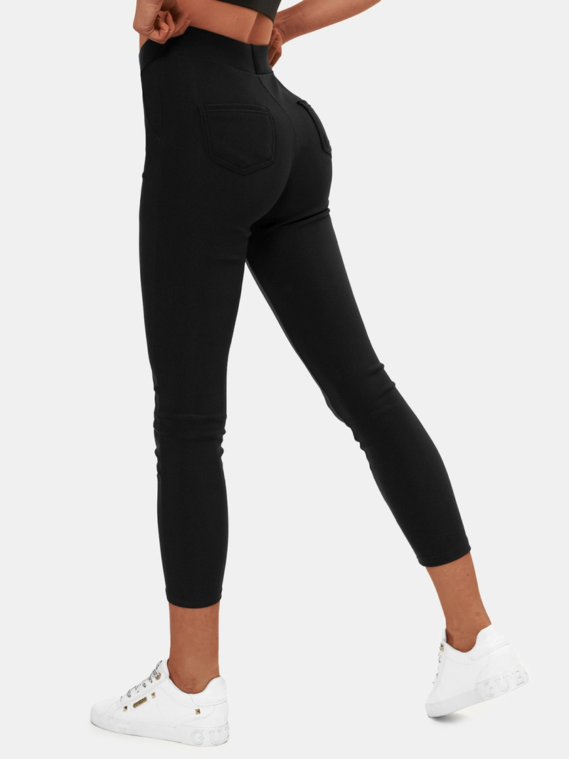 Legginsy damskie czarne OZONEE O/TS233/1