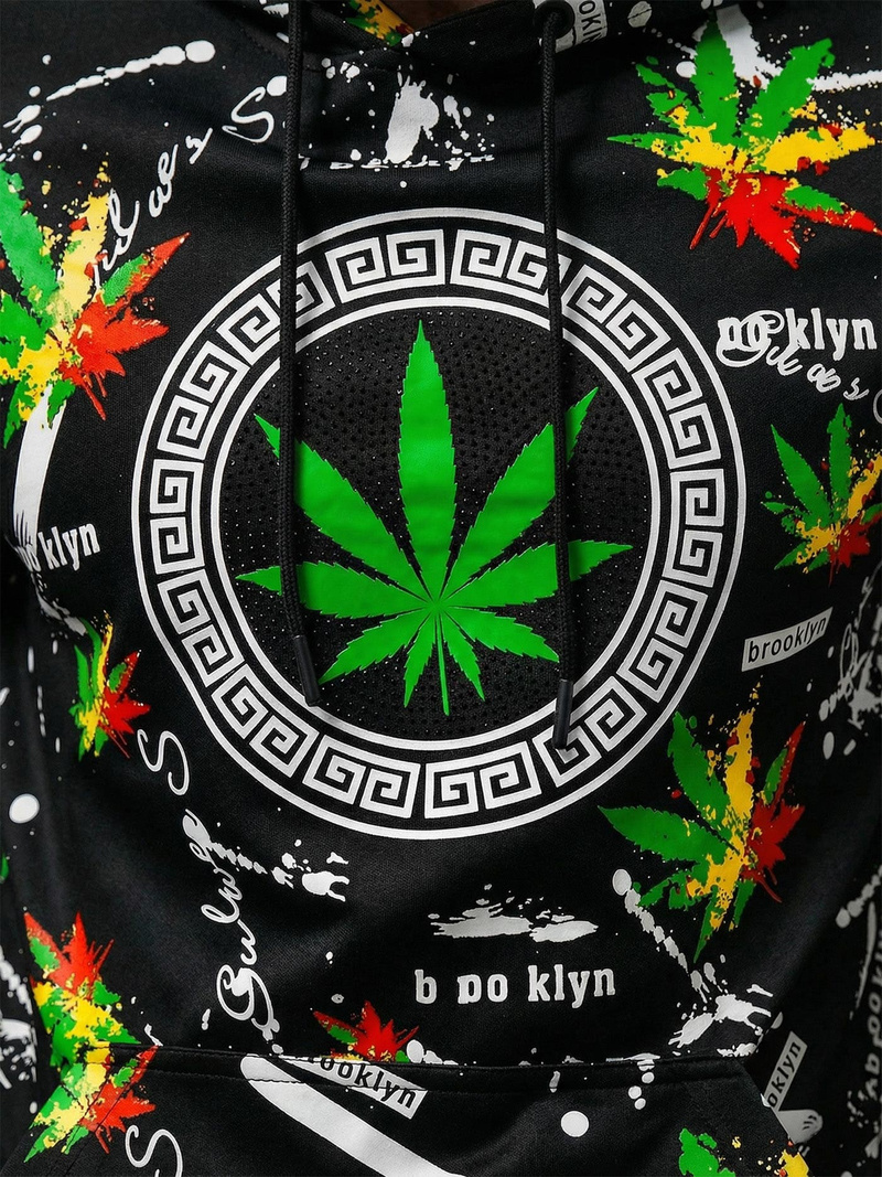 Толстовка чоловіча Чорна OZONEE O/B269Z