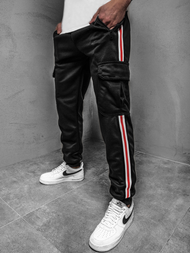 Spodnie dresowe męskie czarne OZONEE JS/JZ11009Z