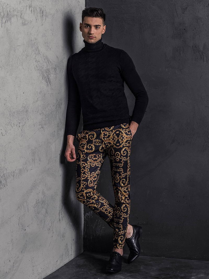 Штани чоловічі Сапфірові OZONEE DJ/5595