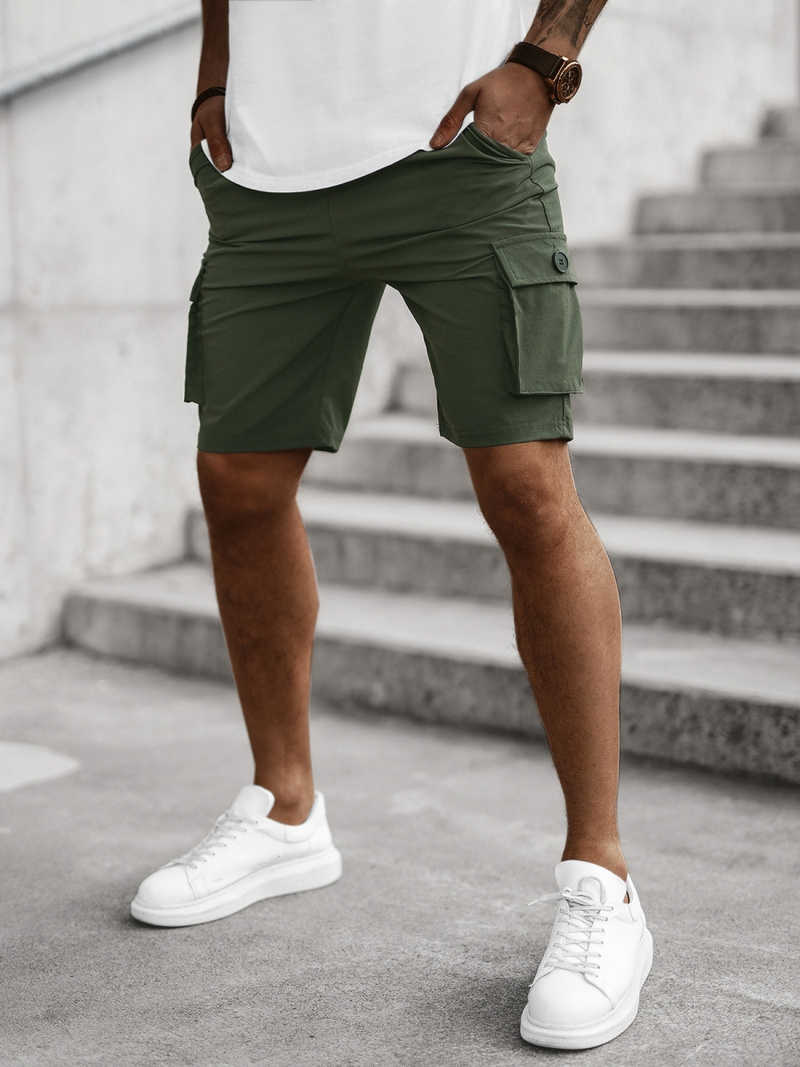 Spodenki męskie chino zielone OZONEE T/DC469