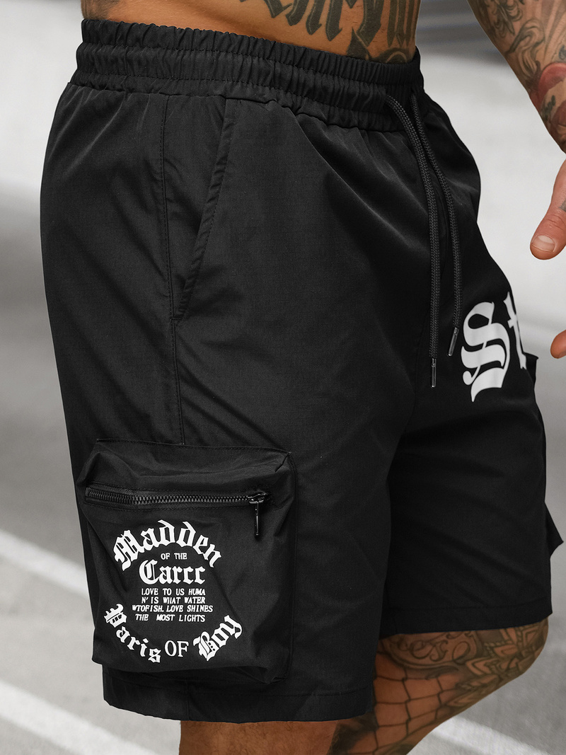 Шорти чоловічі чорнi OZONEE JS/27K6551/3