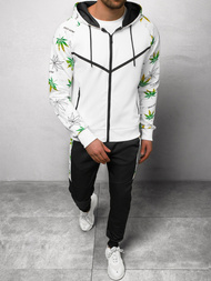 Komplet dresowy męski biały OZONEE O/HM703Z