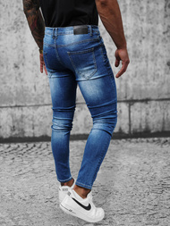 Spodnie jeansowe męskie niebieskie OZONEE NB/MP0019BC