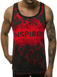 Футболка чоловіча Червона OZONEE JS/SS11050