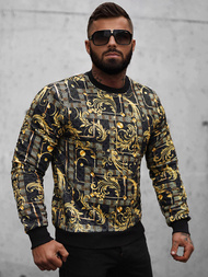 Bluza męska czarna OZONEE O/D7147