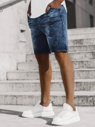 Spodenki męskie jeansowe niebieskie OZONEE JS/KK1070/1