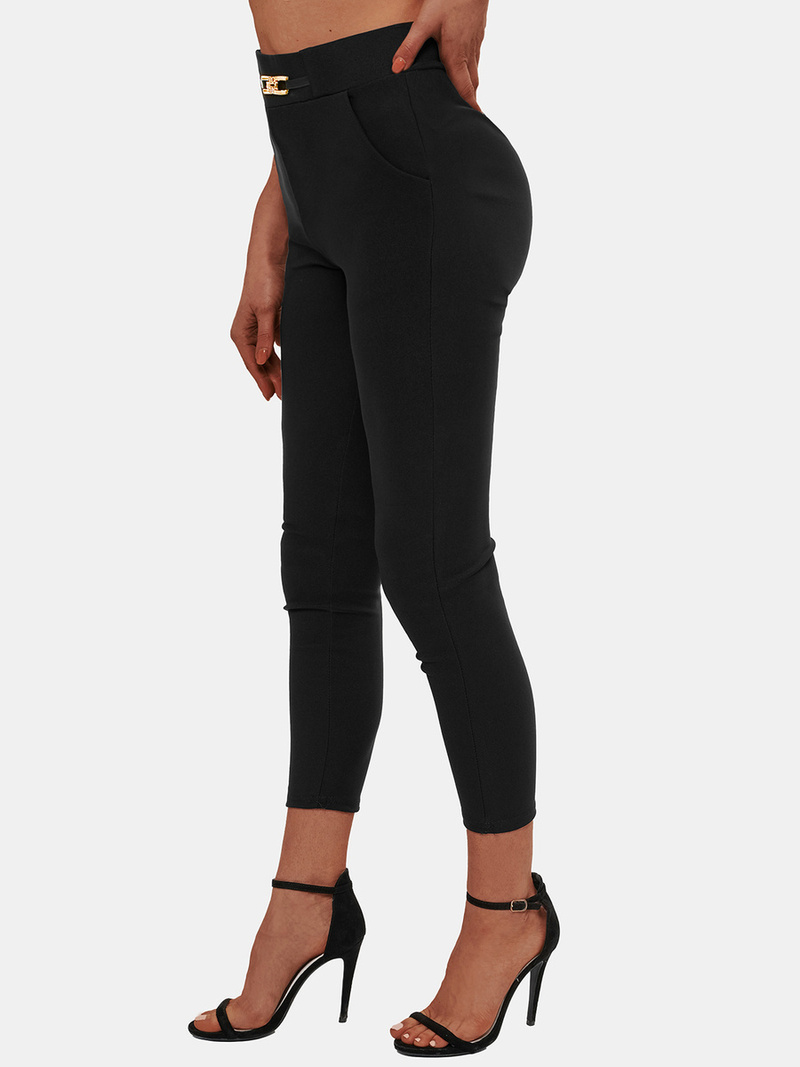 Legginsy damskie czarne OZONEE O/TS223/1