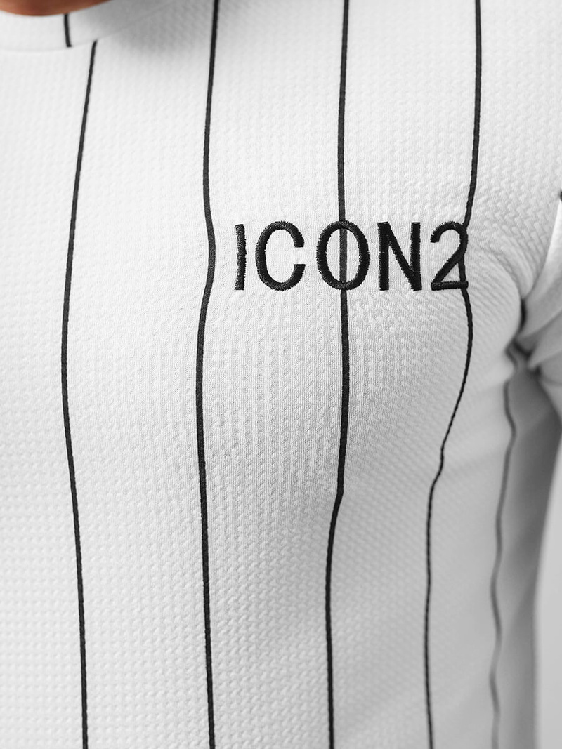 T-shirt męski biały OZONEE O/P1116