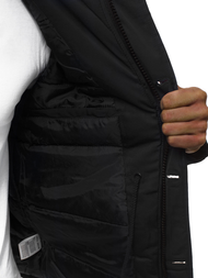 Куртка зимова чоловіча Чорна OZONEE JD/355Z