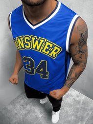 Майка чоловіча Синя OZONEE JS/68S10173