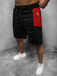 Spodenki dresowe męskie czarne OZONEE JS/68K10262