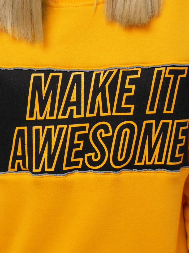 Жіноча Толстовка Жовта OZONEE JS/KSW1003