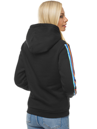Жіноча Толстовка Чорна OZONEE JS/KSW2009