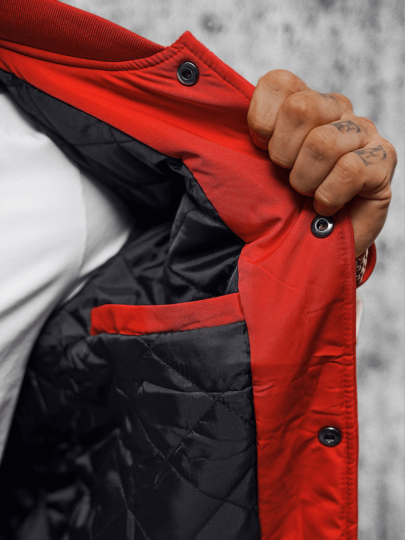 Куртка Чоловіча Червона OZONEE JS/84M3021/275