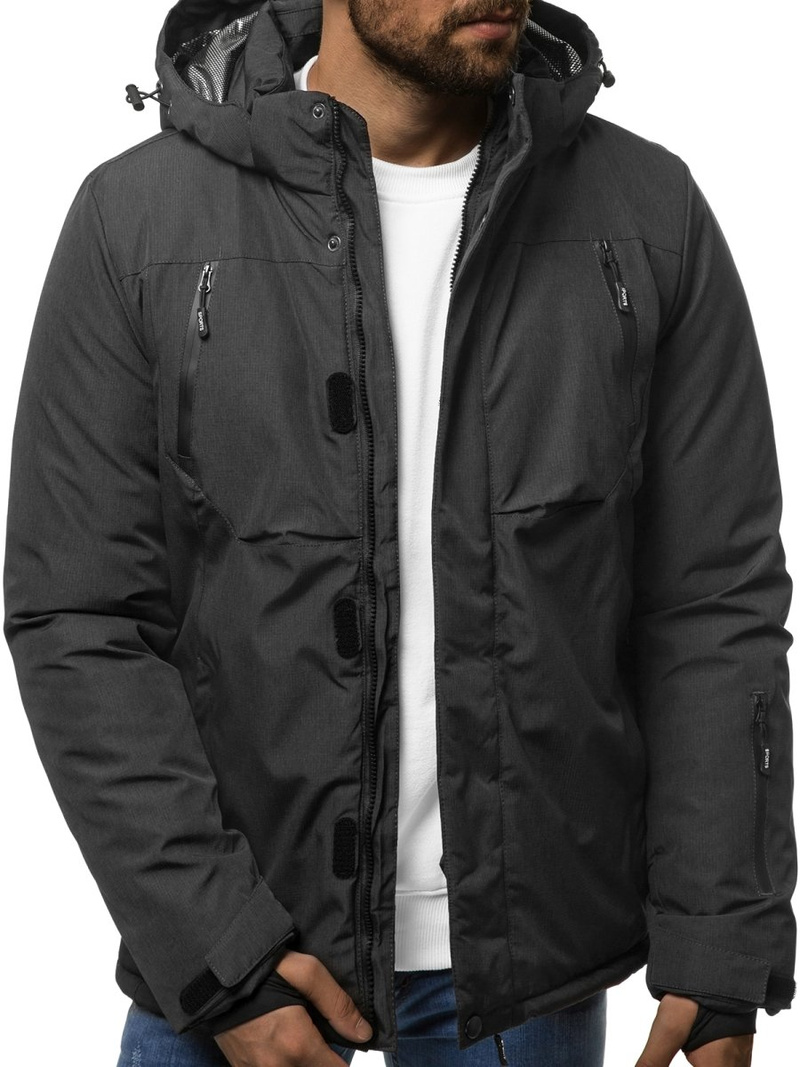 Куртка чоловіча Темно-сіра OZONEE O/9802