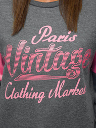 Жіноча Толстовка Темно-сіра OZONEE JS/B26004