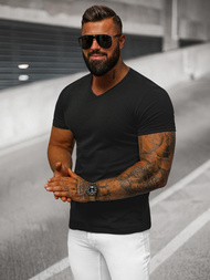 Футболка чоловіча Чорна OZONEE JS/712007Z 