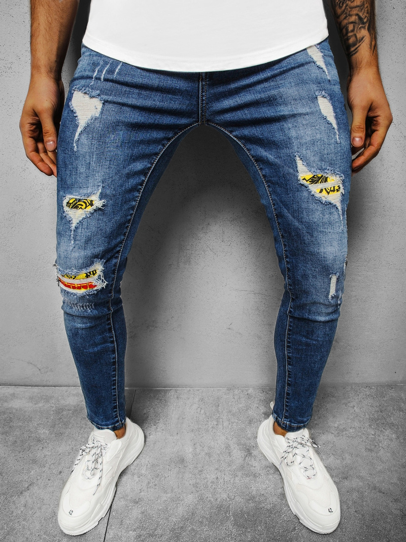 Джинси чоловічі Синi OZONEE DR/TF100Z