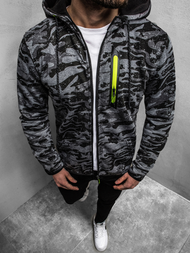 Толстовка чоловіча Темно-сіра OZONEE JS/DD99-20Z