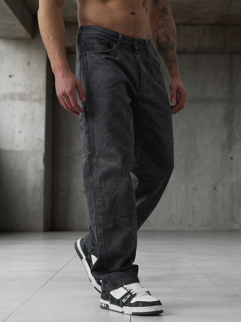 Чоловічі джинси Графітові OZONEE O/KK2828/5