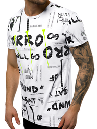 T-Shirt męski biały OZONEE JS/SS10926