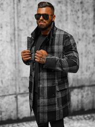 Пальто чоловіче Чорний OZONEE JS/JP1193Z