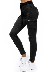 Штани Жіночі джоггери Чорнi OZONEE O/LC518/1