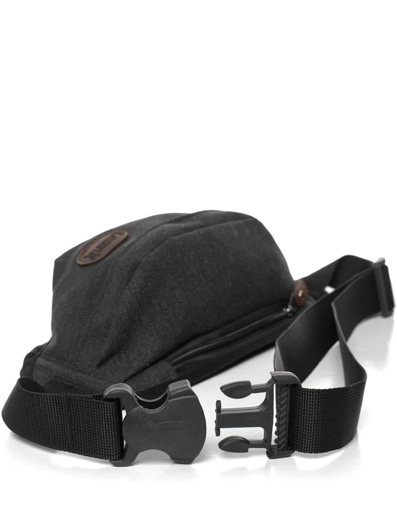 Saszetka nerka grafitowa OZONEE L/9685