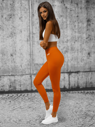 Legginsy damskie pomarańczowe OZONEE O/FJ8066
