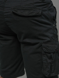 Spodenki męskie chino czarne OZONEE T/XX160086/1Z