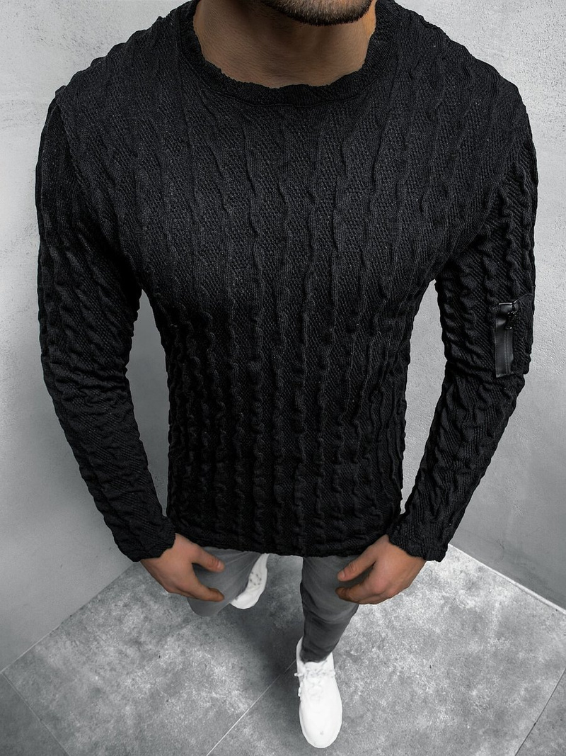 Bluza męska czarna OZONEE O/20376