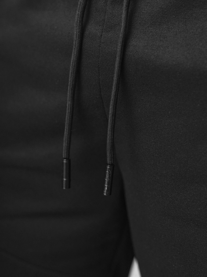 Spodenki dresowe męskie czarne OZONEE JS/8K1500/3