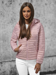 Kurtka damska pikowana pudrowa OZONEE O/H117