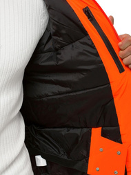 Kurtka zimowa męska pomarańczowa OZONEE JS/HH011/48