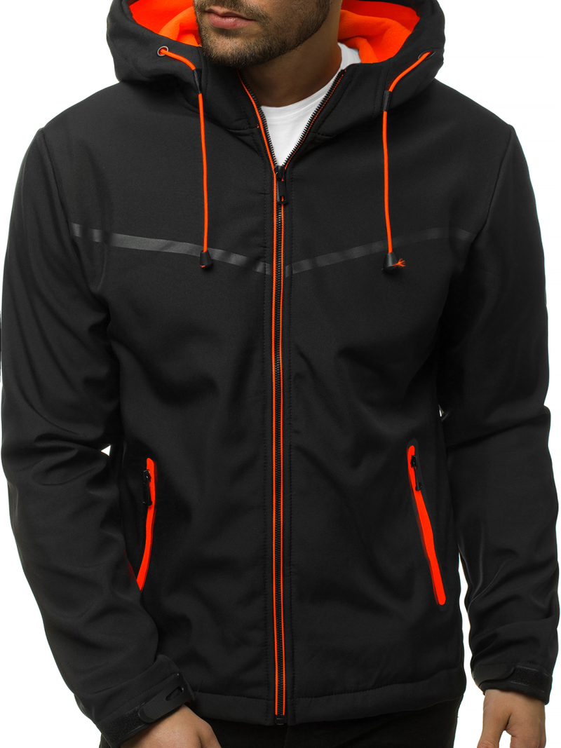 Куртка softshell чоловіча Чорна OZONEE JS/KS2194