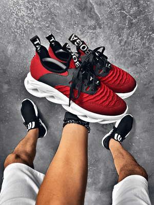Sneakersy czerwone OZONEE T/512