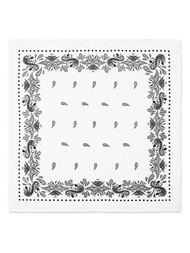 Bandana męska biała OZONEE BND101