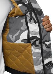 Куртка чоловіча Сіро-камуфляжна OZONEE JS/2019005