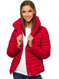 Куртка жіноча Червона OZONEE JS/M23063/2