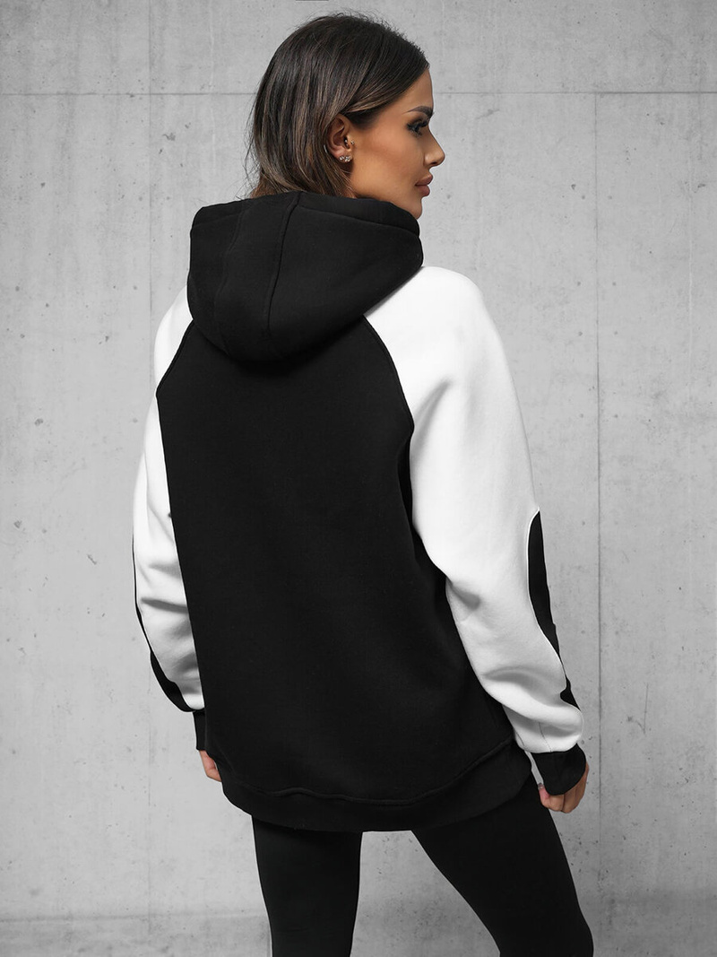 Толстовка чорна OZONEE O/SWE23027