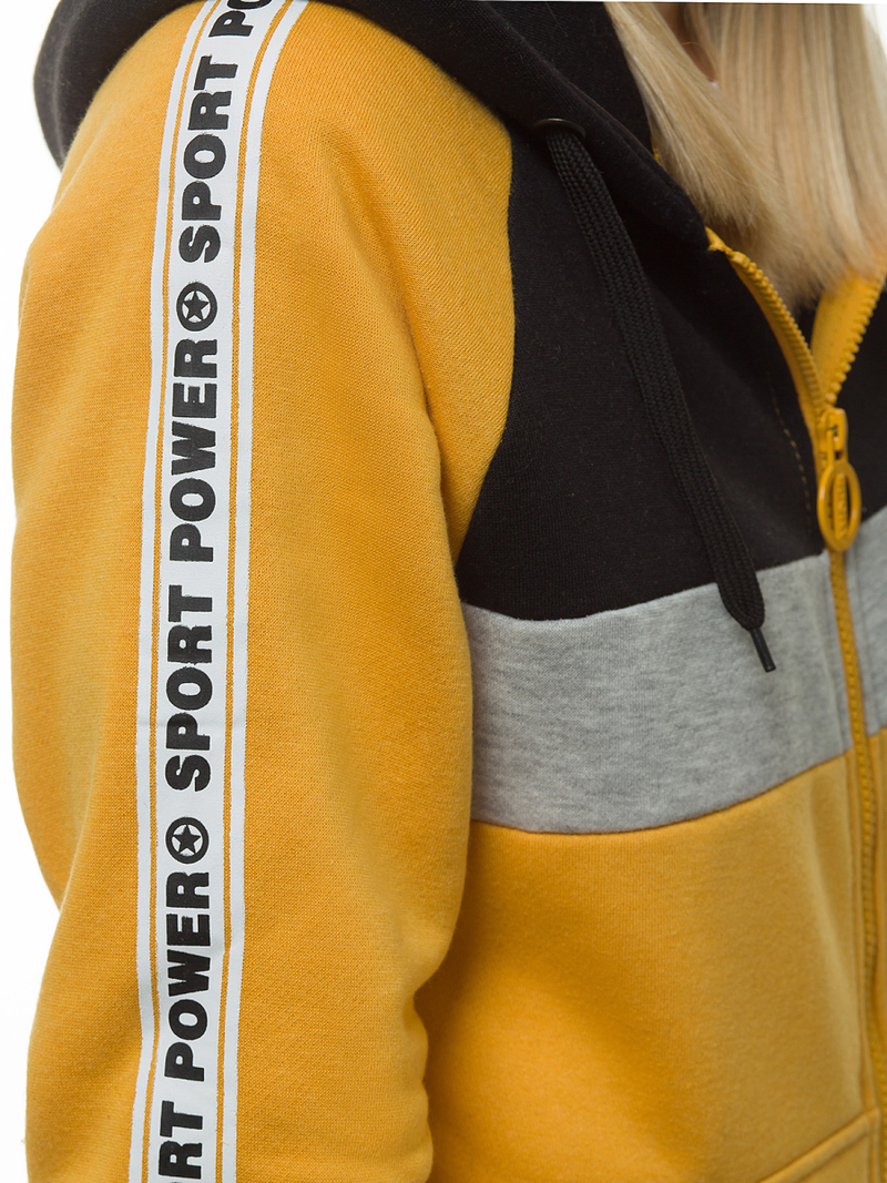 Жіноча Толстовка Жовта OZONEE JS/KSW3001