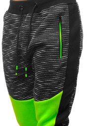 Spodnie dresowe męskie grafitowe OZONEE JS/K60005