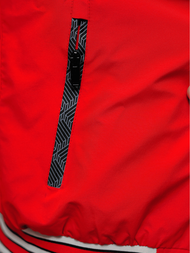 Kurtka męska bomberka czerwona OZONEE JS/84M3013/270