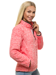 Bluza damska rozpinana czerwona OZONEE JS/HH009/5
