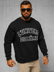 Толстовка чорна OZONEE O/SWE23055