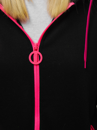 Bluza rozpinana damska czarna OZONEE JS/KSW3010