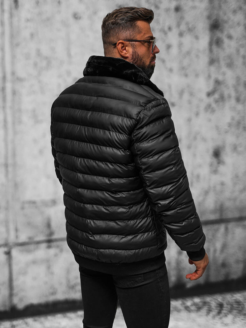 Куртка чоловіча чорна OZONEE JS/31M5012